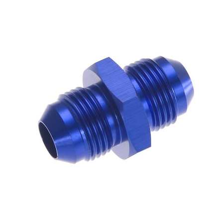 FITTINGS 10 AN Male Union Straight Without ORing Aluminum Blue Single